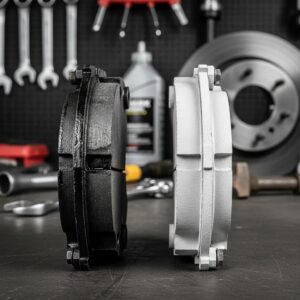 comparison-of-worn-and-new-brake-pads-highlighting-the-need-for-replacement